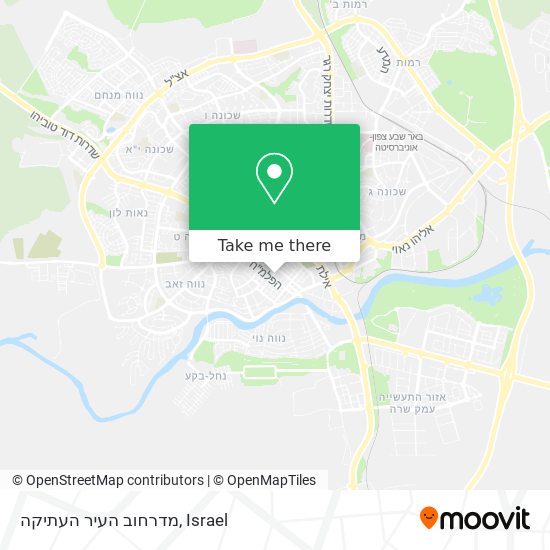 מדרחוב העיר העתיקה map