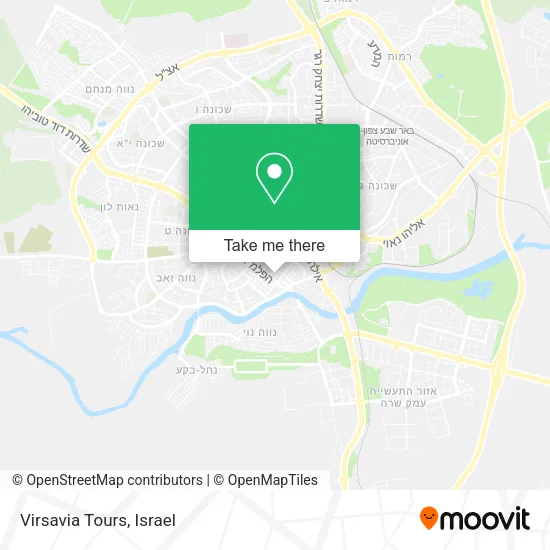 Карта Virsavia Tours