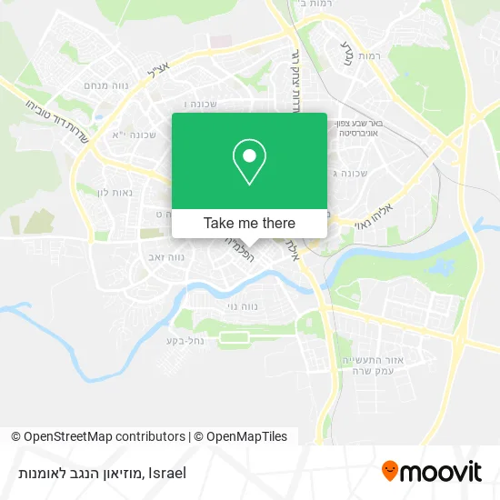 Карта מוזיאון הנגב לאומנות