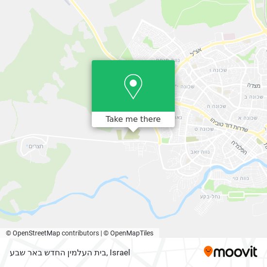 בית העלמין החדש באר שבע map