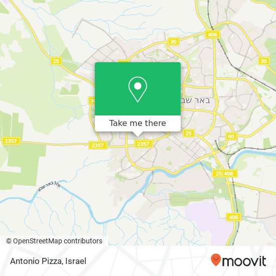 Antonio Pizza map