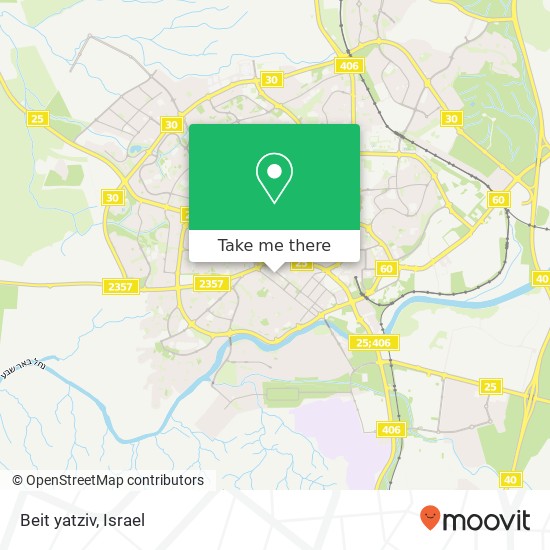 Beit yatziv map