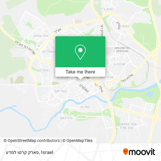 Карта פארק קרסו למדע