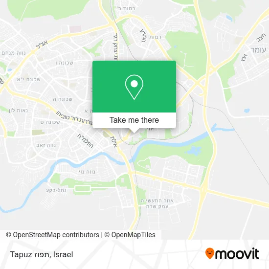 Карта Tapuz תפוז