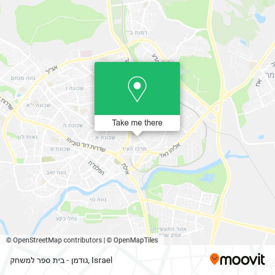גודמן - בית ספר למשחק map