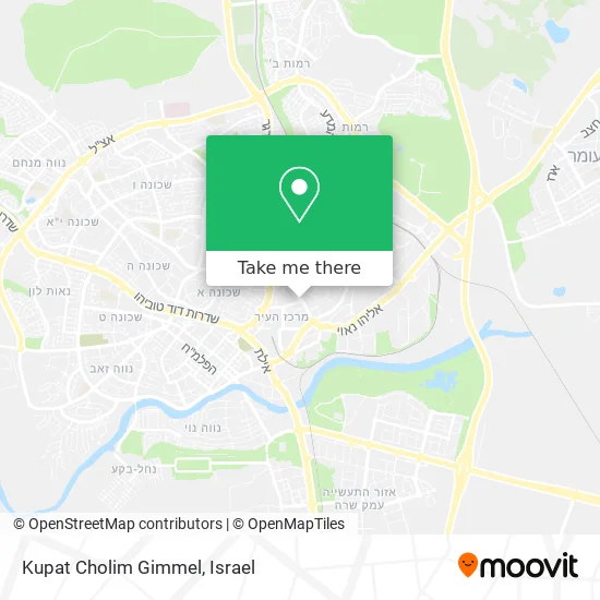 Карта Kupat Cholim Gimmel