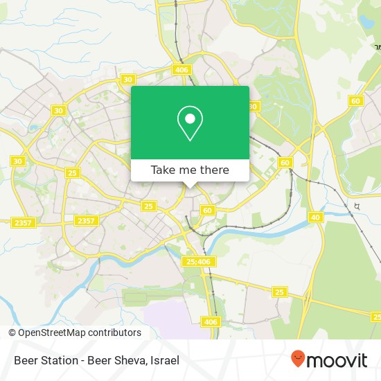 Beer Station - Beer Sheva map