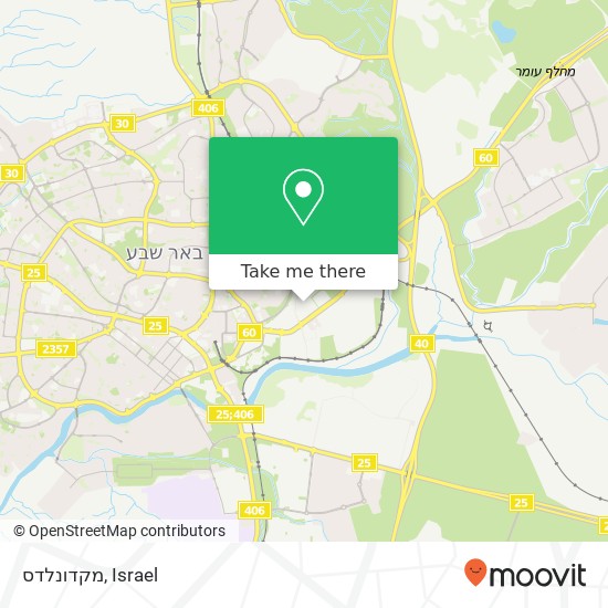 מקדונלדס map