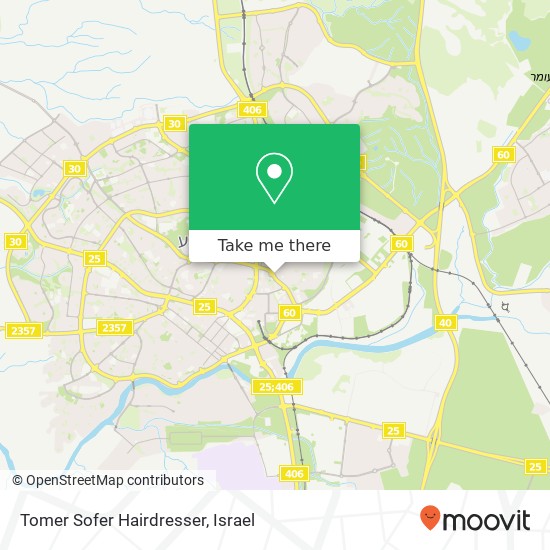 Карта Tomer Sofer Hairdresser