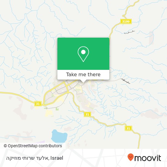 אלעד שרותי מוזיקה map