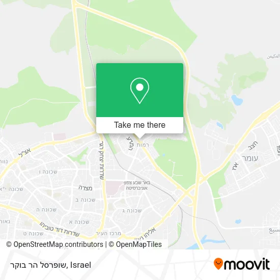 Карта שופרסל הר בוקר