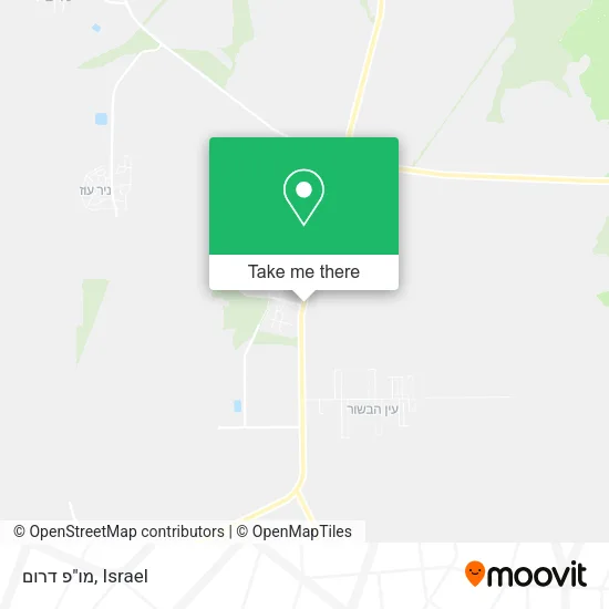 Карта מו"פ דרום