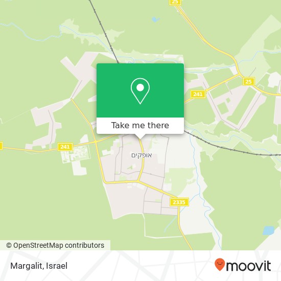 Margalit map