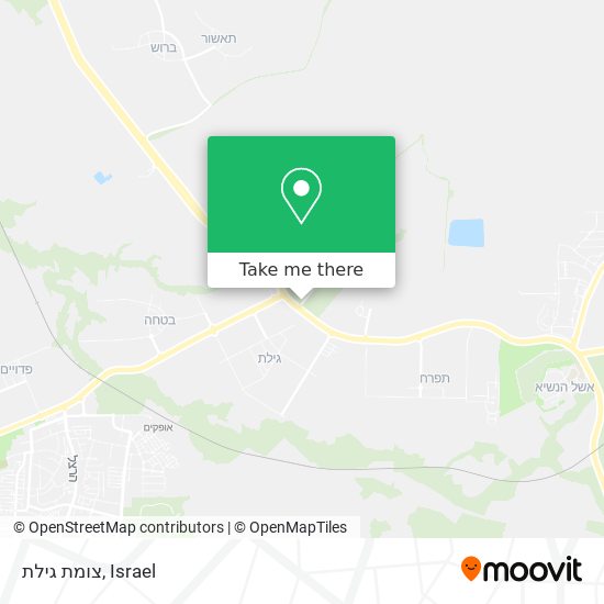 צומת גילת map