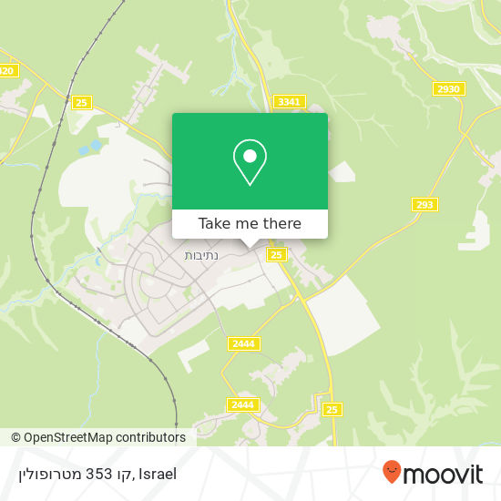 קו 353 מטרופולין map