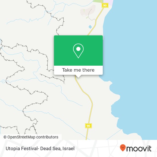 Utopia Festival- Dead Sea map