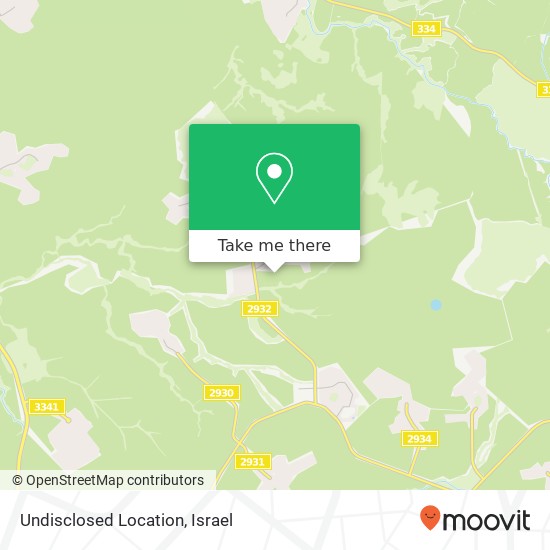 Undisclosed Location map