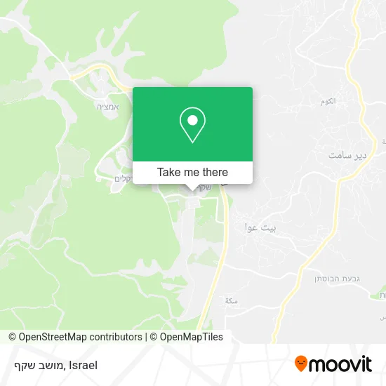 Карта מושב שקף