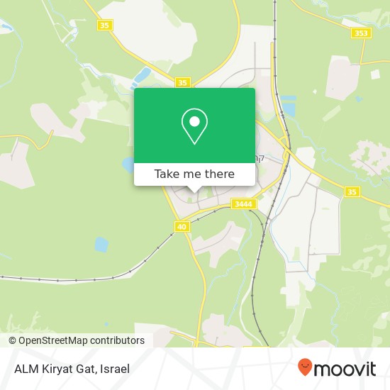 ALM Kiryat Gat map
