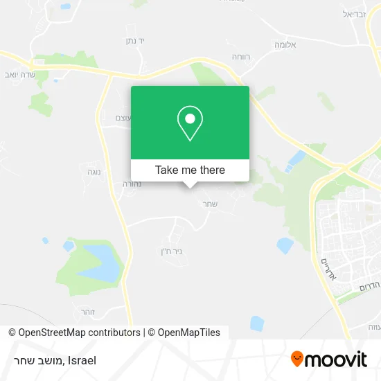 Карта מושב שחר