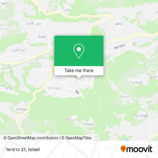Карта לב כרמיאל