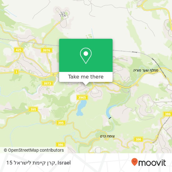 Карта קרן קיימת לישראל 15