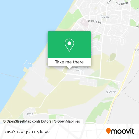 Карта קו רציף טכנולוגיות