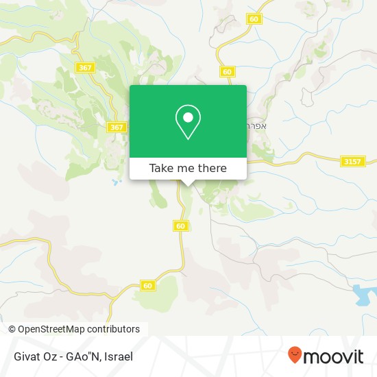 Givat Oz - GAo"N map