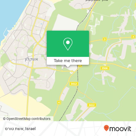 אשת טורס map