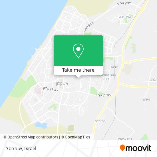 שופרסל map