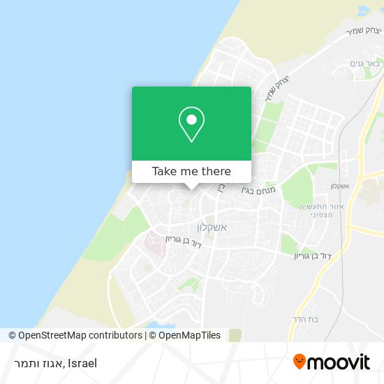 Карта אגוז ותמר