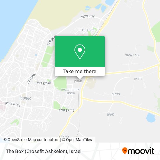 The Box (Crossfit Ashkelon) map