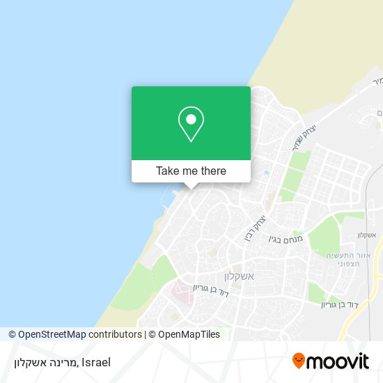 מרינה אשקלון map