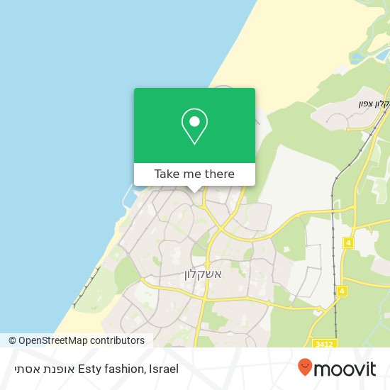 אופנת אסתי Esty fashion map