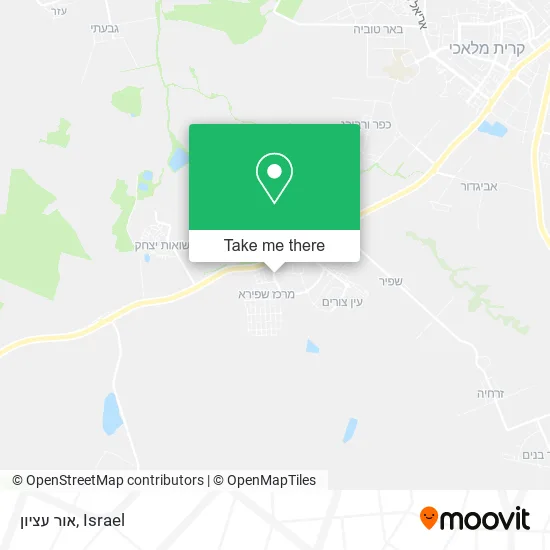 Карта אור עציון