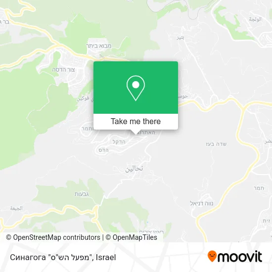 Карта Синагога "מפעל הש"ס"