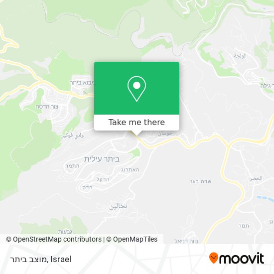 מוצב ביתר map