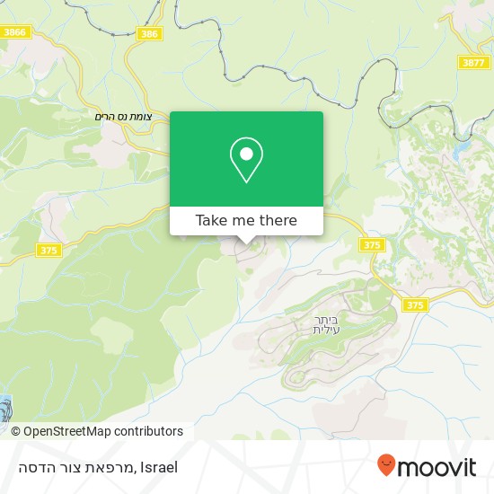 מרפאת צור הדסה map