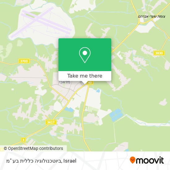 ביוטכנולוגיה כללית בע "מ map