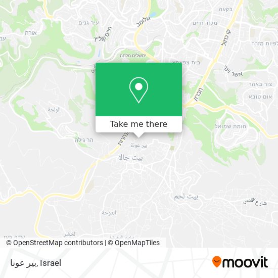 بير عونا map