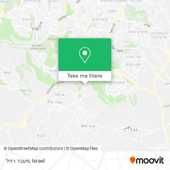 מעבר רחל map