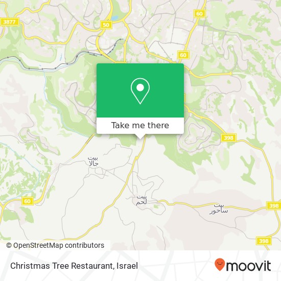 Карта Christmas Tree Restaurant