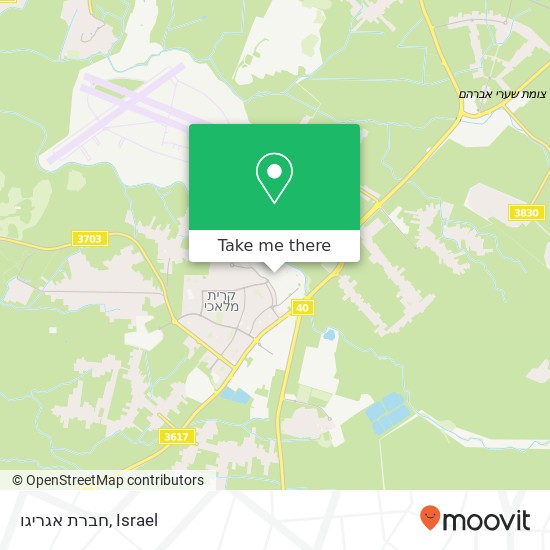 חברת אגריגו map