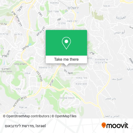 מדרשת לינדנבאום map