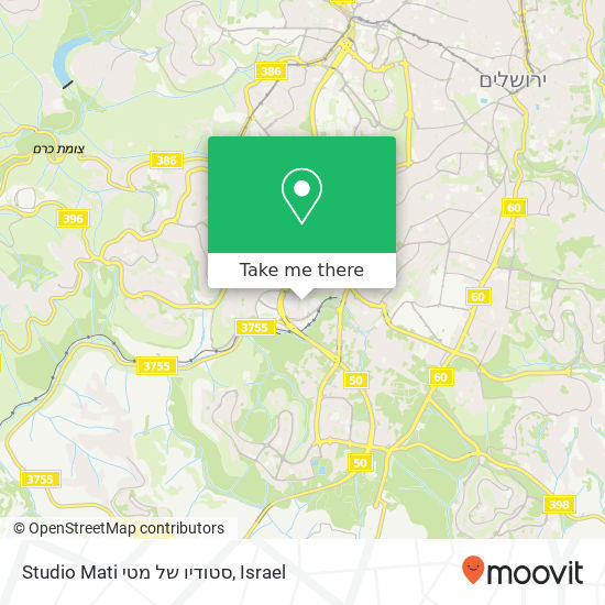 Studio Mati סטודיו של מטי map