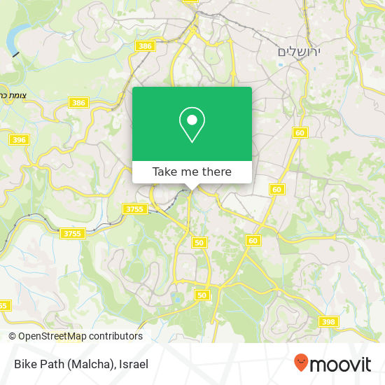 Bike Path (Malcha) map