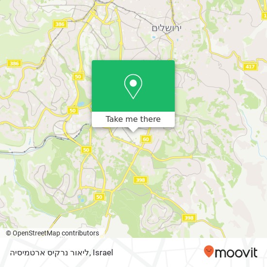 ליאור נרקיס ארטמיסיה map