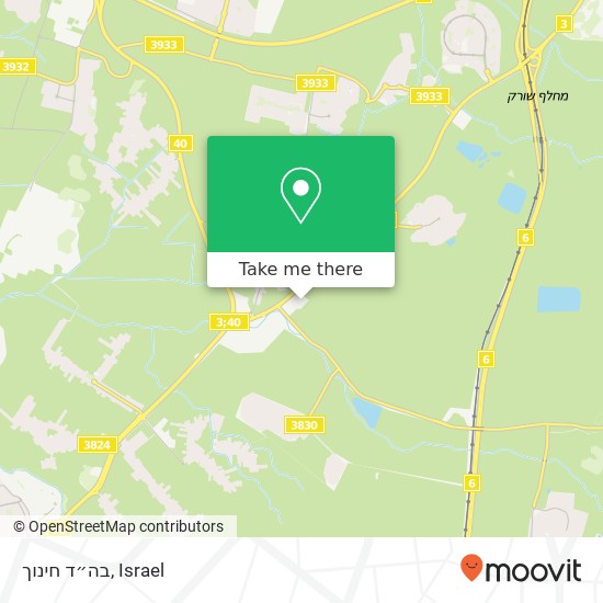 בה״ד חינוך map