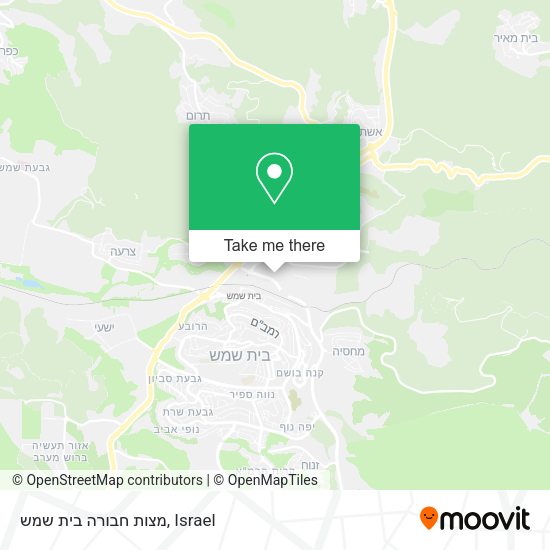 מצות חבורה בית שמש map