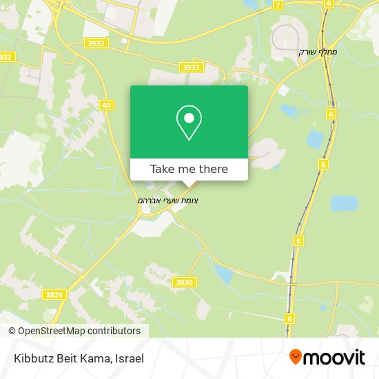 Kibbutz Beit Kama map